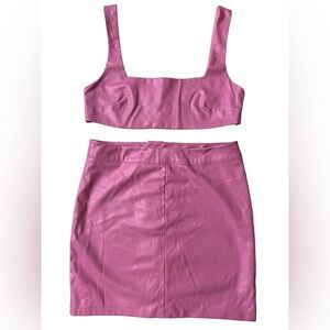 Pink Women's Skirt Set
